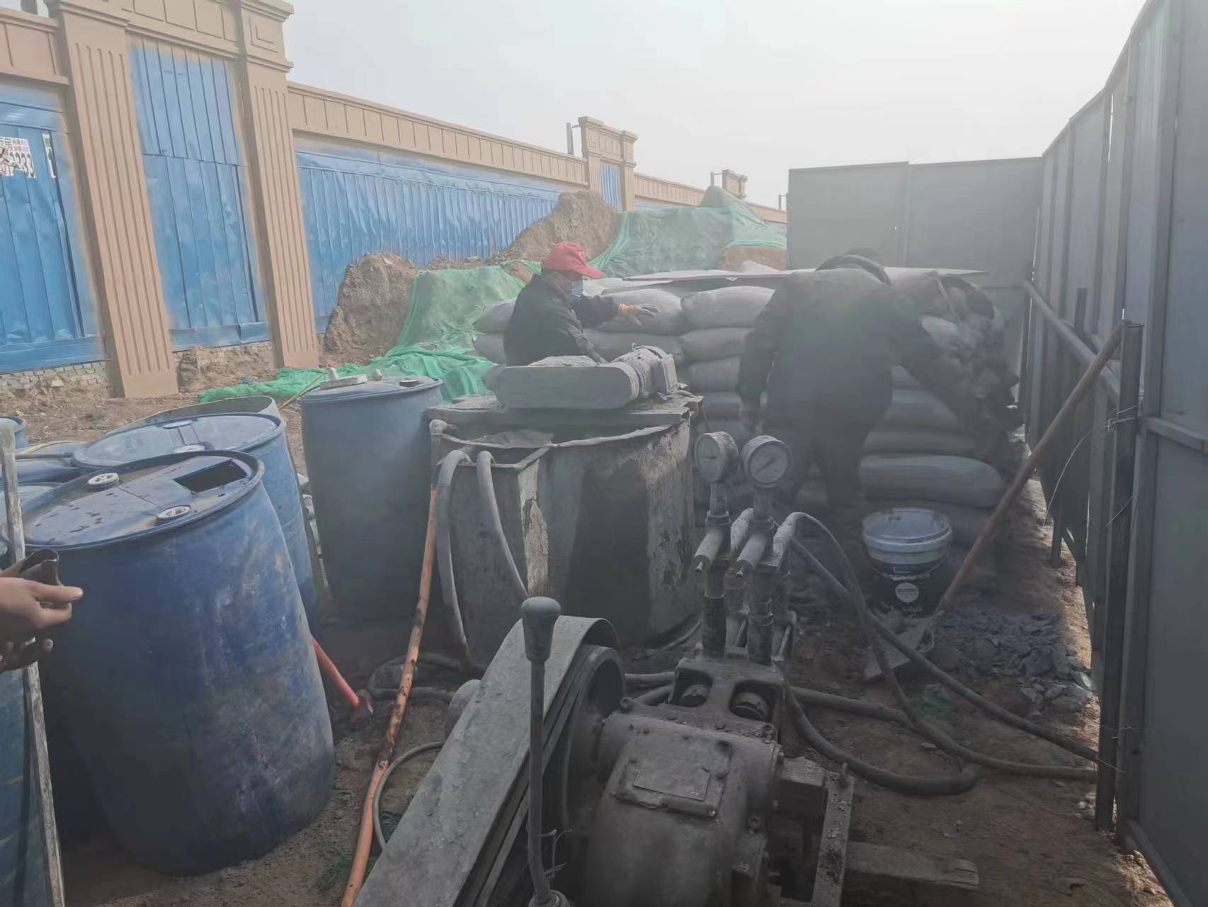 阿拉善右地基沉降注浆加固